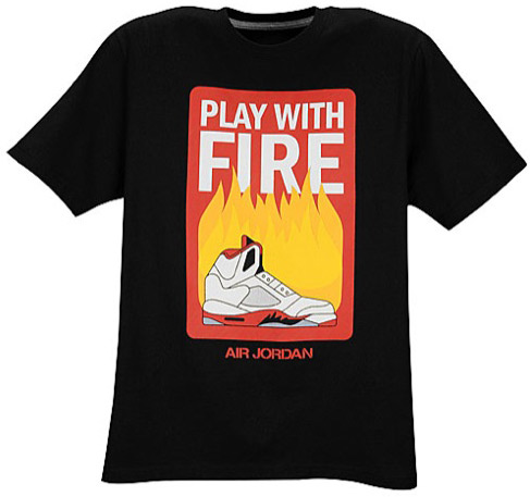 jordan fire red 5s shirt