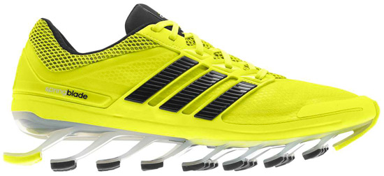 adidas gazelle silver green womens Womens ADIDAS SPRINGBLADE Running Athletic Sport Shoe Sneaker YELLOW 6   Psychotic Leopard