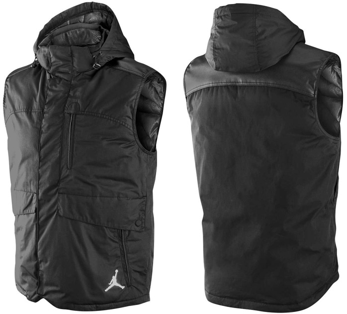 jordan black vest