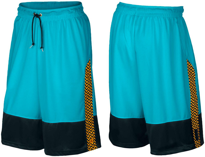 blue jordan shorts mens