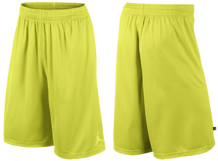 jordan-venom-green-solid-shorts