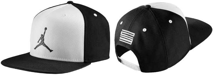 jordan hat black and white
