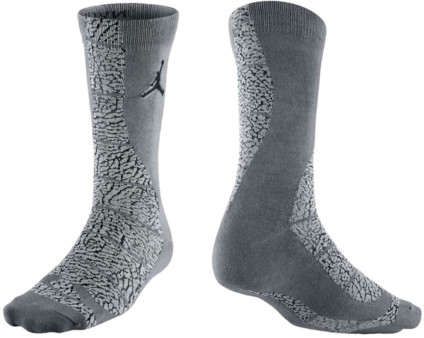 jordan-elephant-print-socks-grey