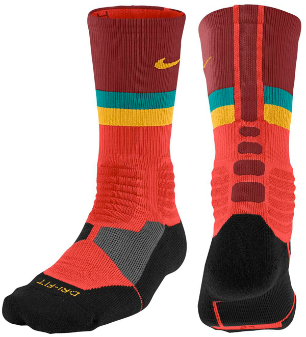Nike KD VI Elite Gold Socks | SportFits.com
