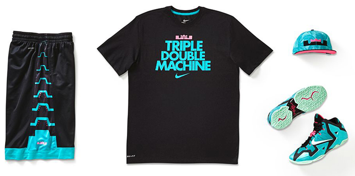 Nike Lebron 11 South Beach Clothing and Shoes | SportFits.com