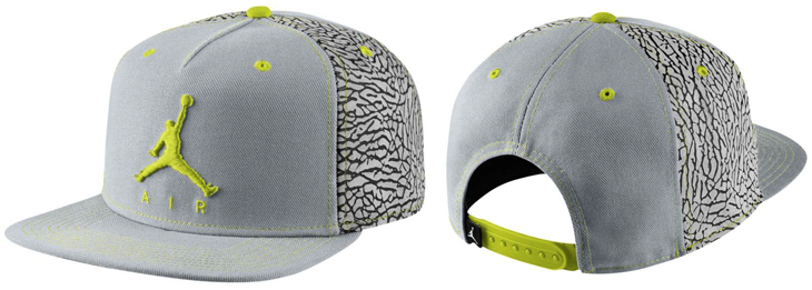 air-jordan-3-snapback-hat-grey-green