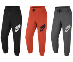 nike fleece cuff jogging pants ladies