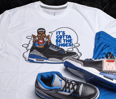 jordan 3 sport blue shirt