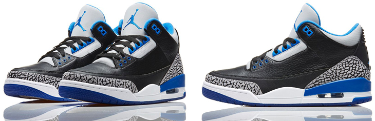 jordan 3 sport blue shirt