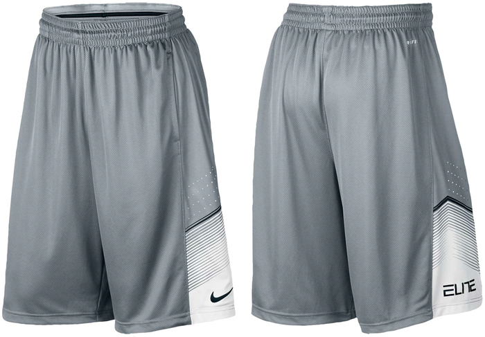 nike elite grey shorts