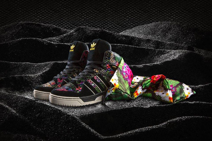 adidas gazelle silver green womens Spring Summer 2012 Jeremy Scott x Adidas Instinct High Top Sneakers – Alex  Maxamenko main image 1