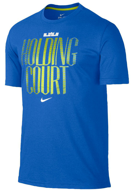 lebron blue shirt