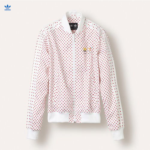 pharrell adidas polka dot jacket