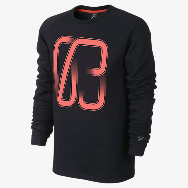 jordan-cp3-VIII-long-sleeve-shirt-black-red