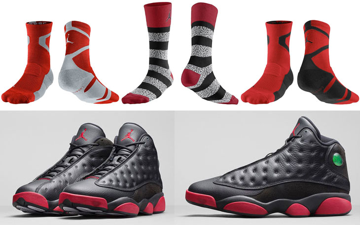 air-jordan-13-black-gym-red-socks