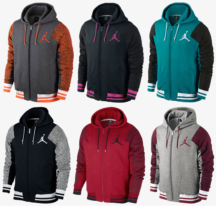 jordan full zip jacket