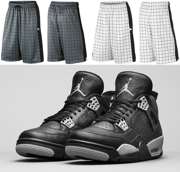 air-jordan-4-oreo-tech-grey-shorts