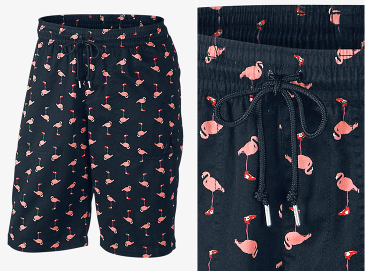 jordan flamingo shorts