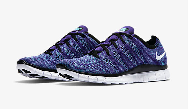 nike free flyknit nsw court purple