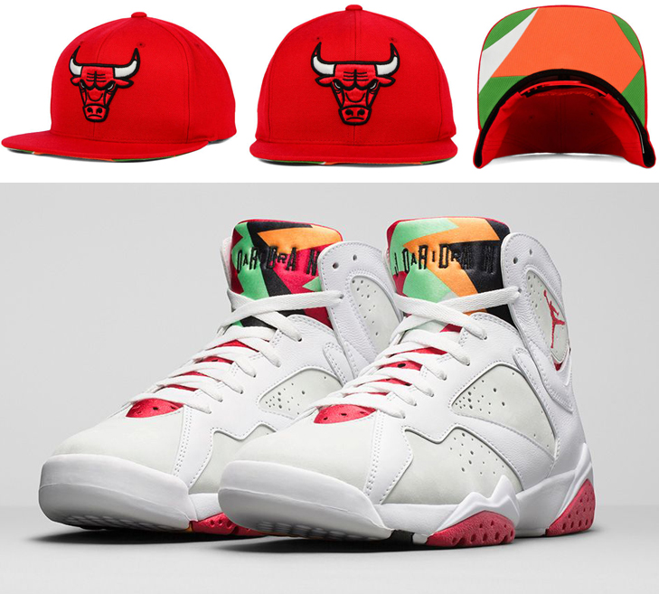 air-jordan-7-hare-chicago-bulls-mitchell-and-ness-hat