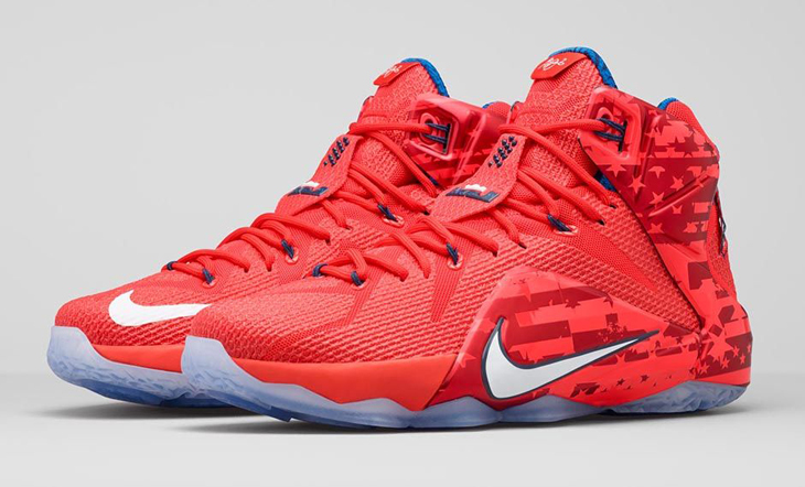 lebron 4th of july shoes