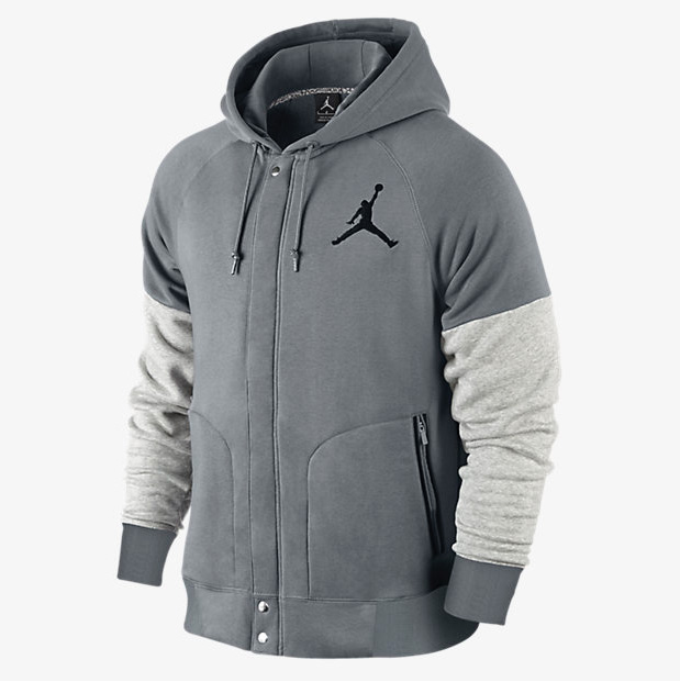 jordan varsity hoodie grey