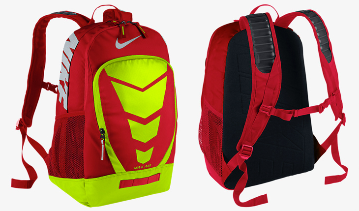 nike max air backpack red