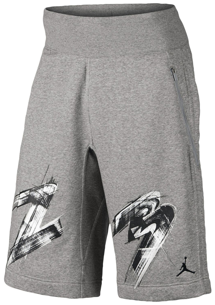 black jordan fleece shorts