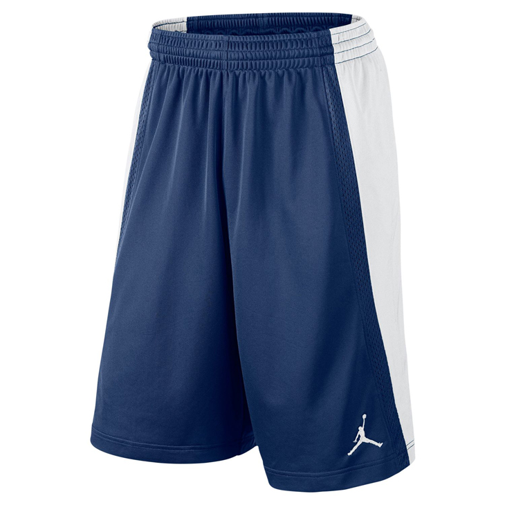 blue jordan shorts mens