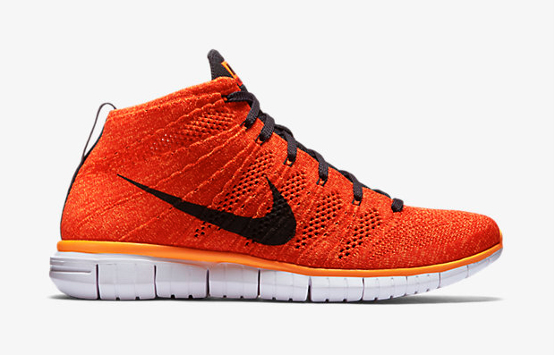 nike flyknit chukka orange