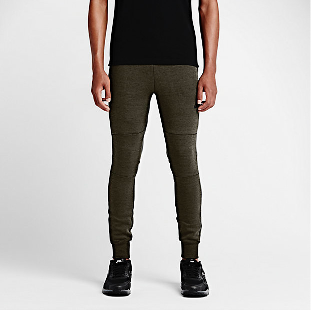 brown tech fleece pants