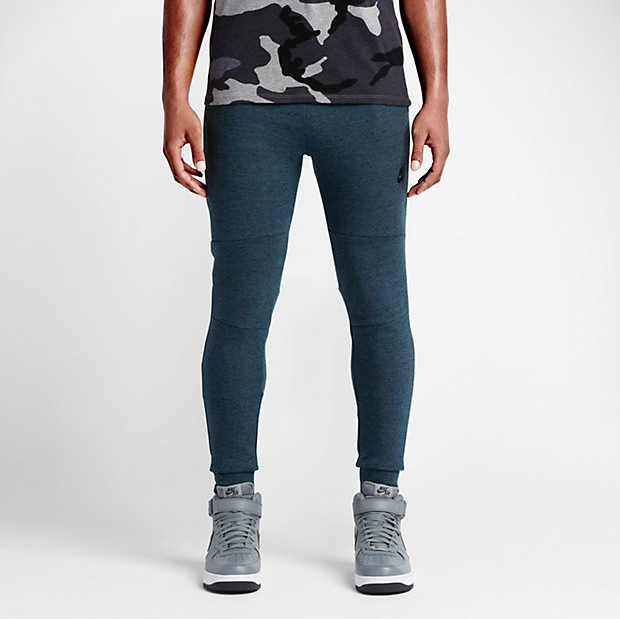 celestine blue nike tech pants