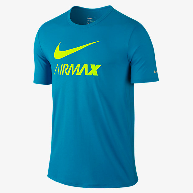 blue air max shirt