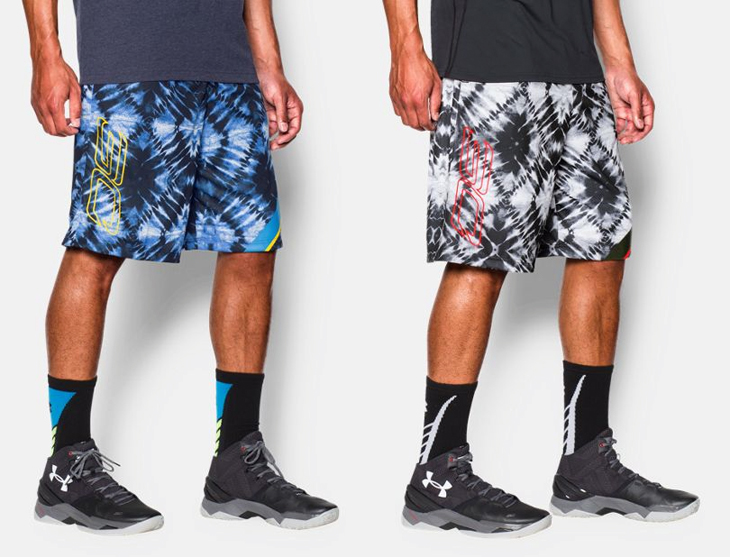 under armour tie dye shorts