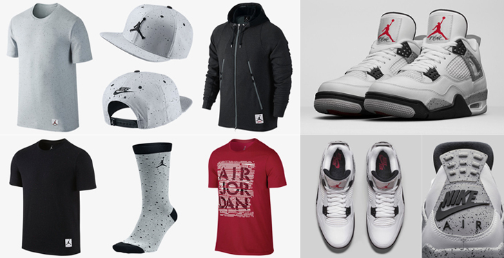 Jordan 4 white hot sale cement outfit