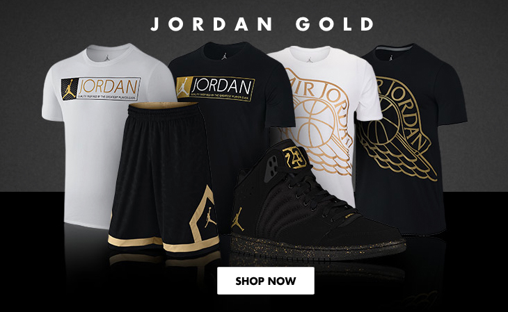 jordan university gold clothing