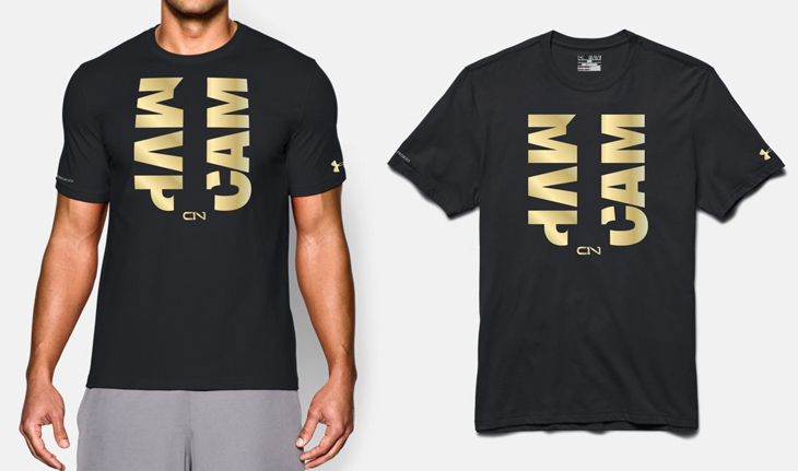 cam-newton-mvp-gold-under-armour-shirt