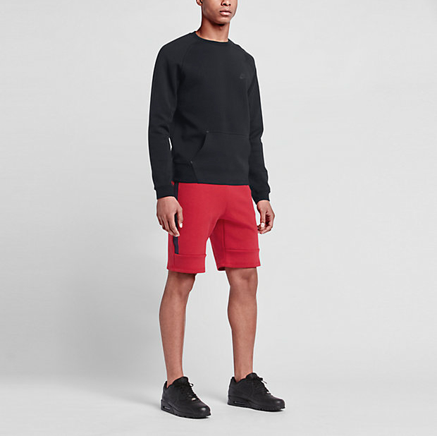 nike-tech-fleece-shorts-red-blue-2
