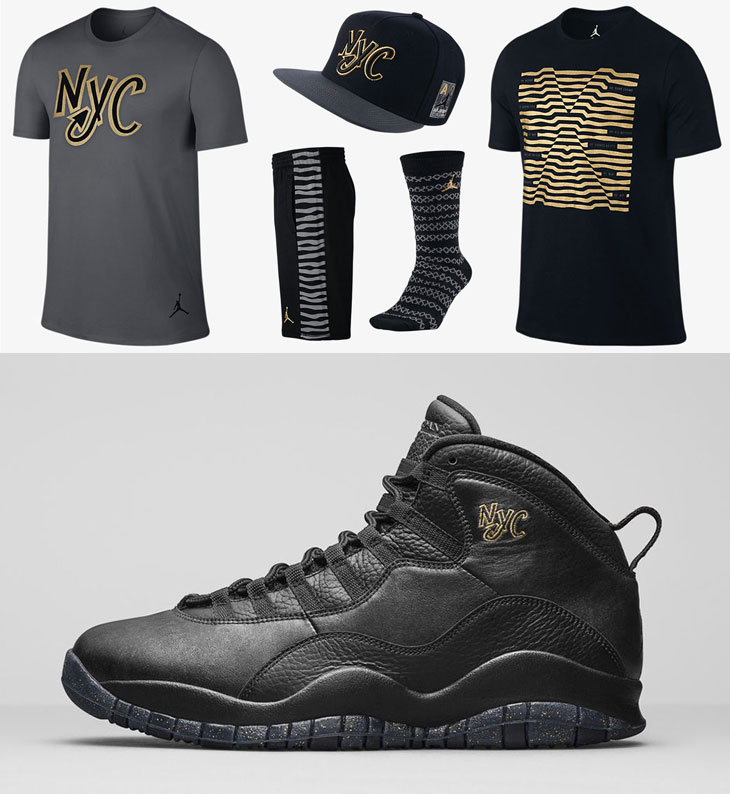 Air Jordan 10 NYC Clothing | SportFits.com Air Jordan 10 NYC Clothing | SportFits.com