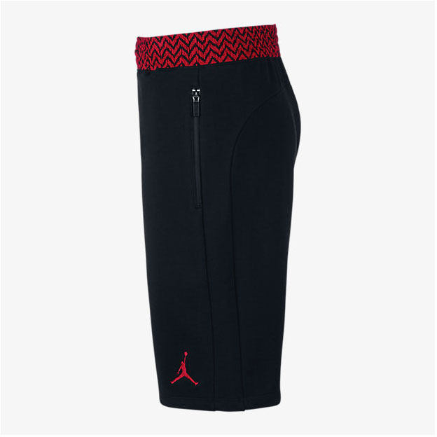 air-jordan-12-flu-game-short-black-red-3