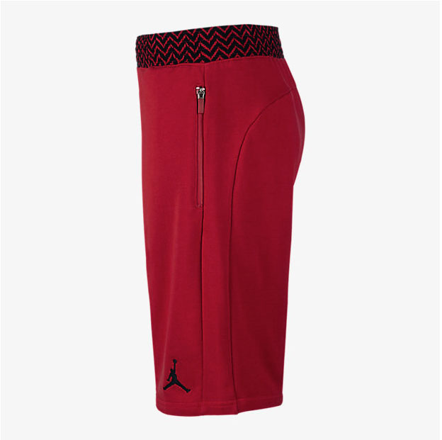 air-jordan-12-flu-game-short-red-black-3