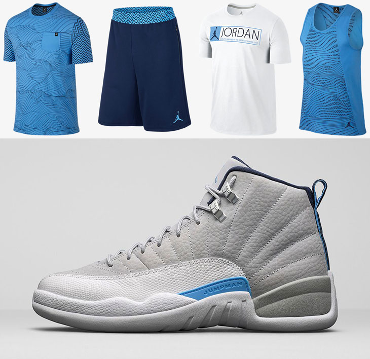 jordan 12 clothing