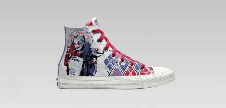 Harley quinn custom converse Clearance