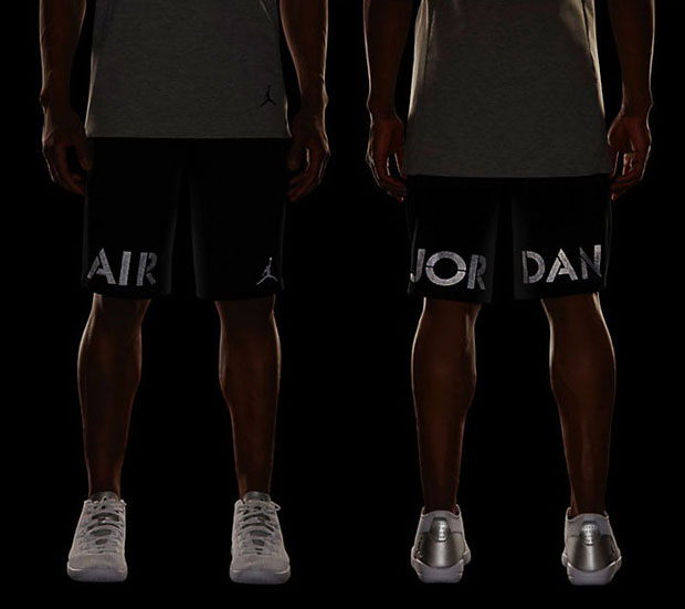 jordan-5-black-metallic-short