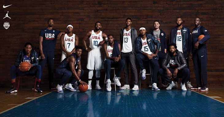 nike team usa basketball