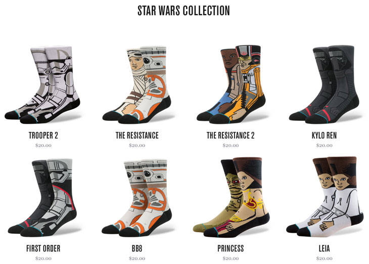 stance star wars socks box set