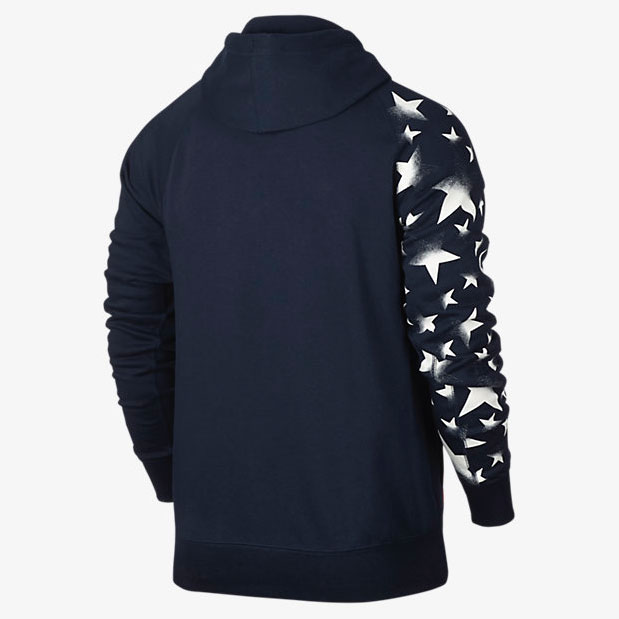 air jordan 7 stars and stripes hoodie