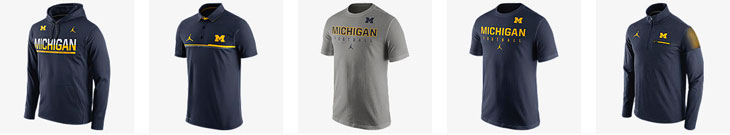 Nike and Jordan Michigan Wolverines Clothing | SportFits.com