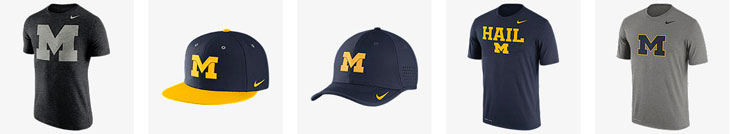 Nike and Jordan Michigan Wolverines Clothing | SportFits.com