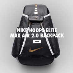 nike hoops elite max air team 2.0 backpack black and gold